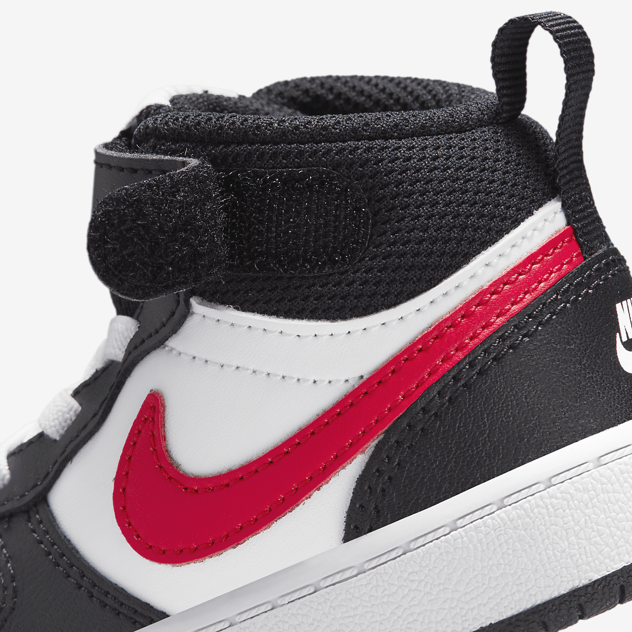 Nike  sneaker Wit/Wit/Zwart/University Red