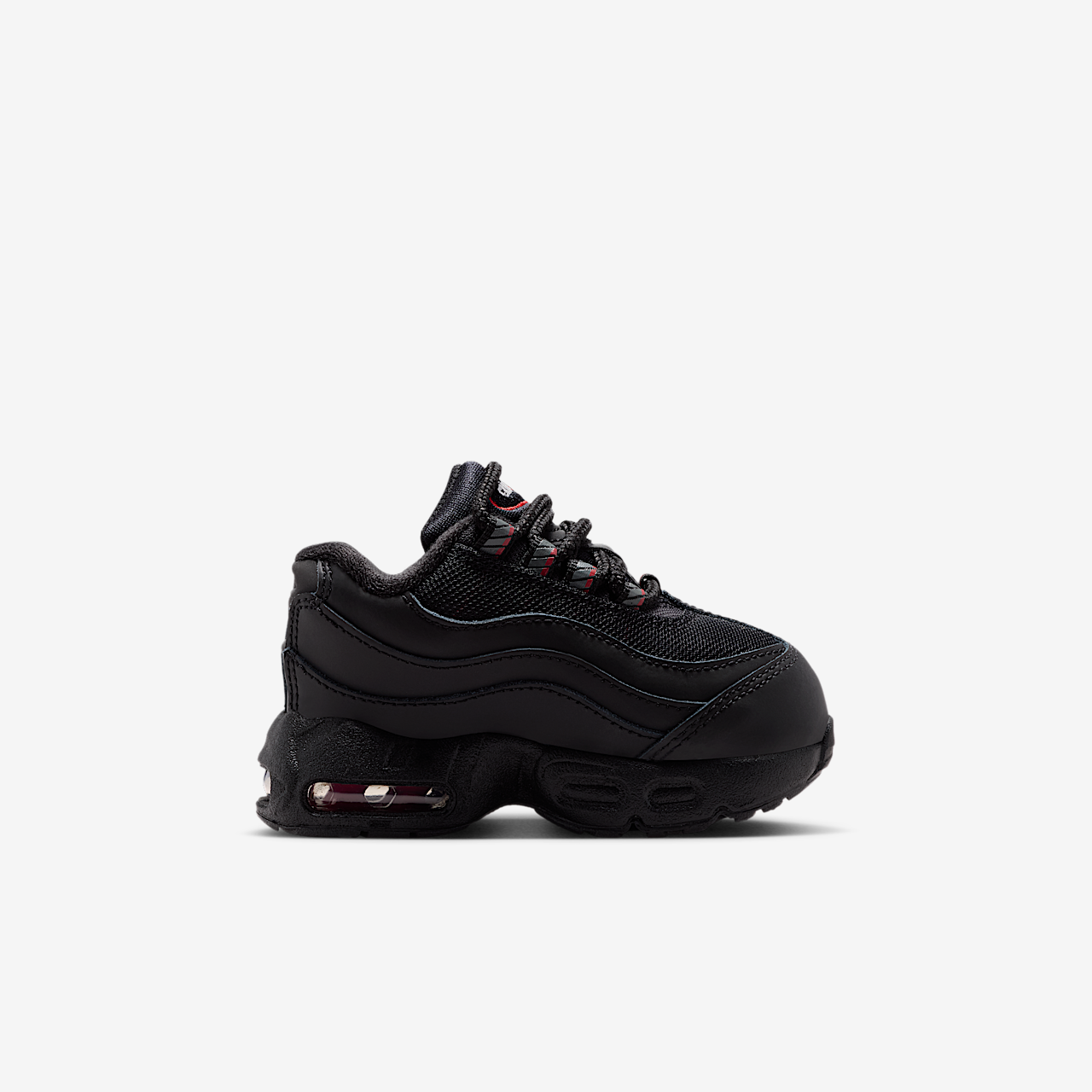 Nike Air Max 95 sneaker Zwart/University Red/Wit/Smoke Grey