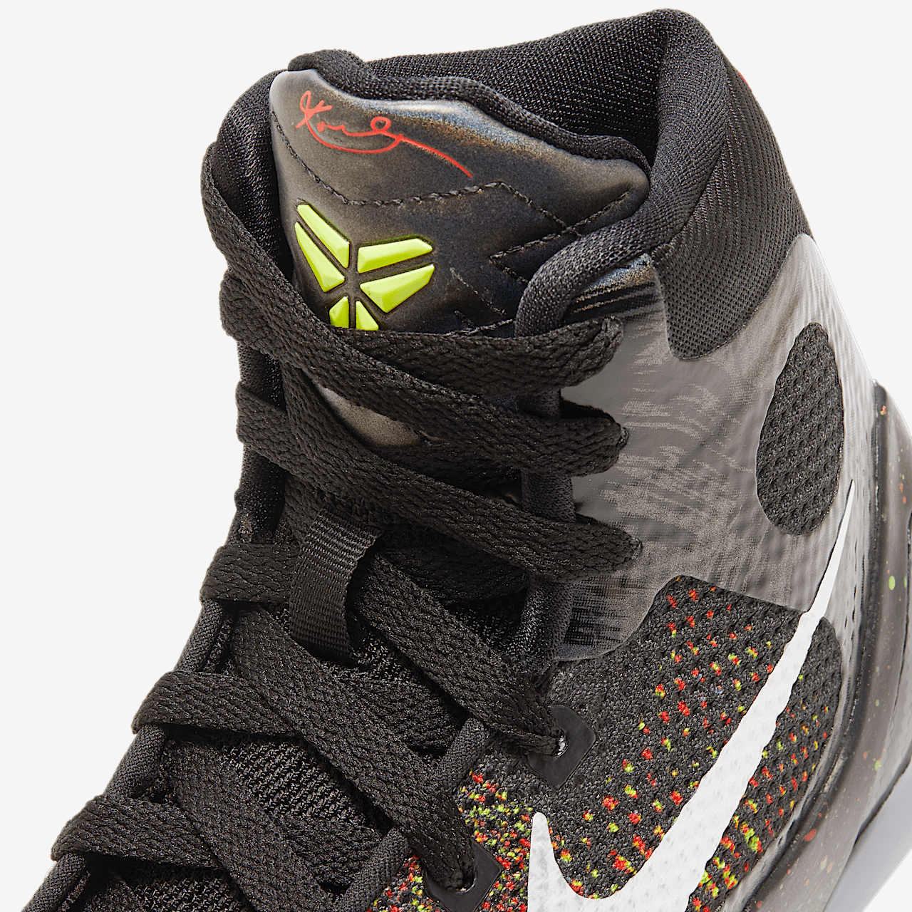 Nike Kobe sneaker Zwart/Bright Crimson/Volt/Metallic Silver