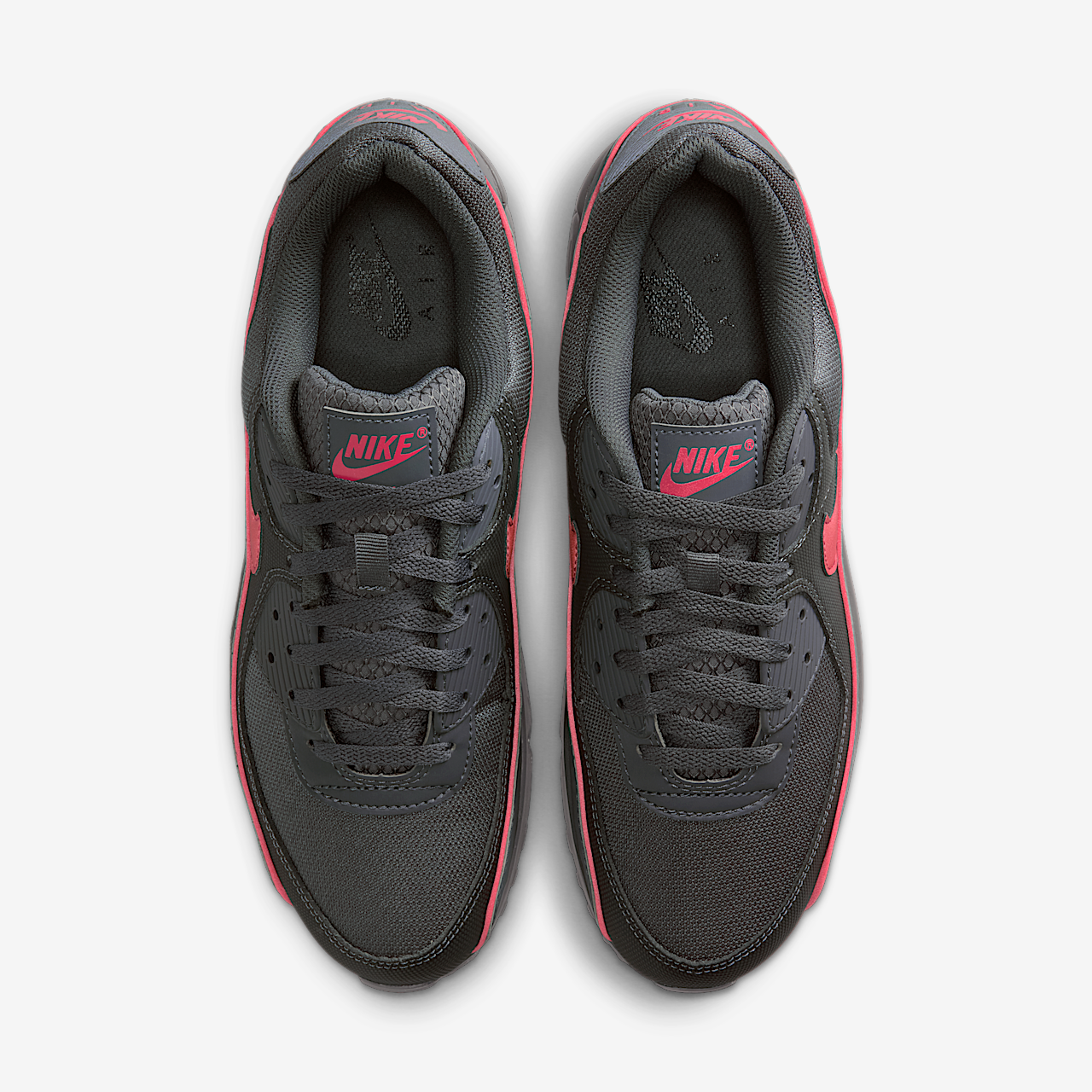 Nike Air Max sneaker Iron Grey/Zwart/University Red