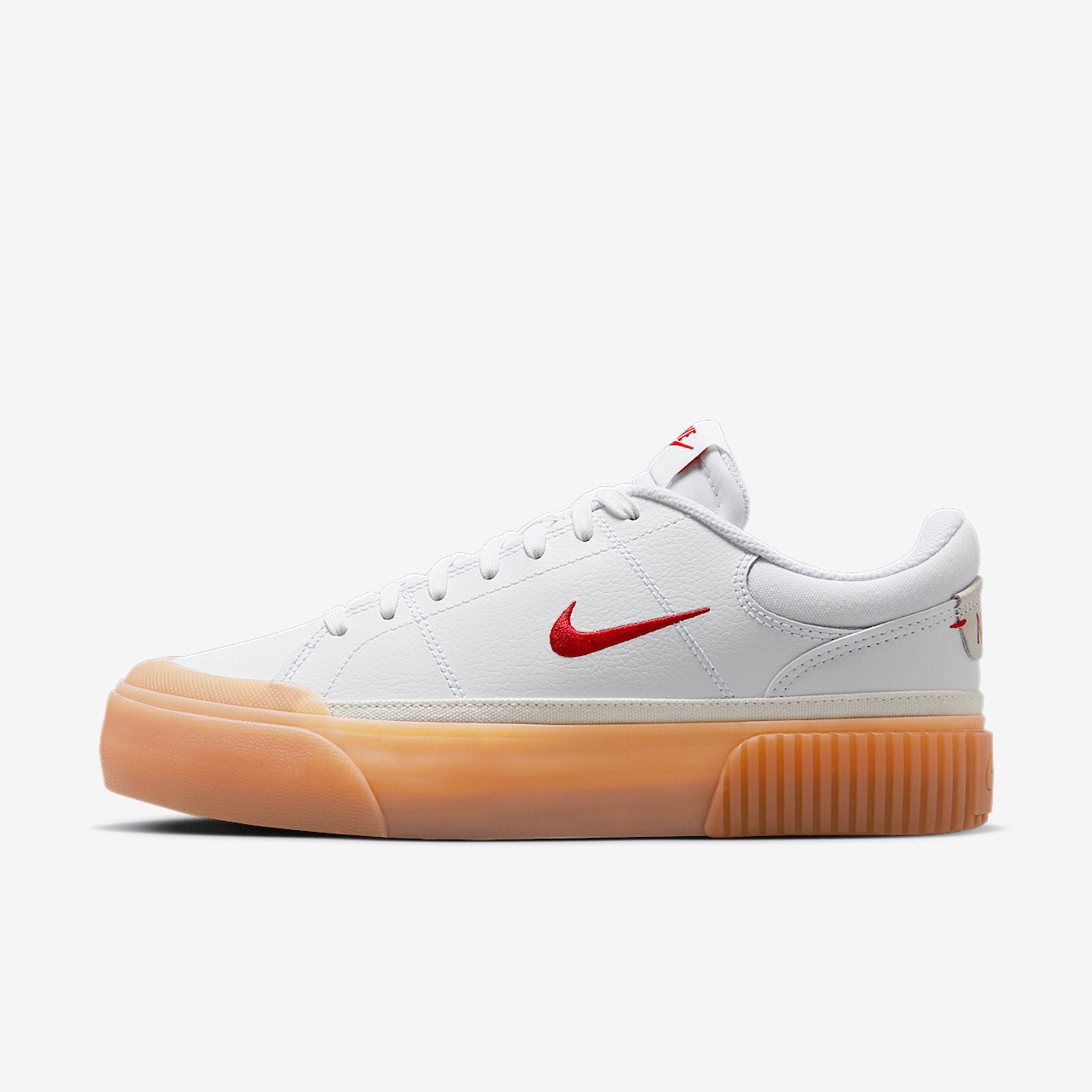 Nike  sneaker Wit/Gum Yellow/Sail/University Red