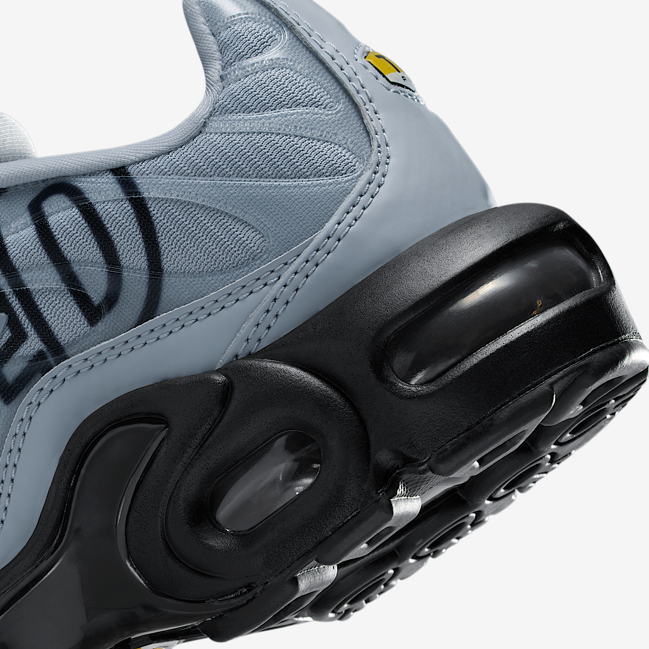 Nike Air Max Plus sneaker Wolf Grey/Metallic Silver/Zwart