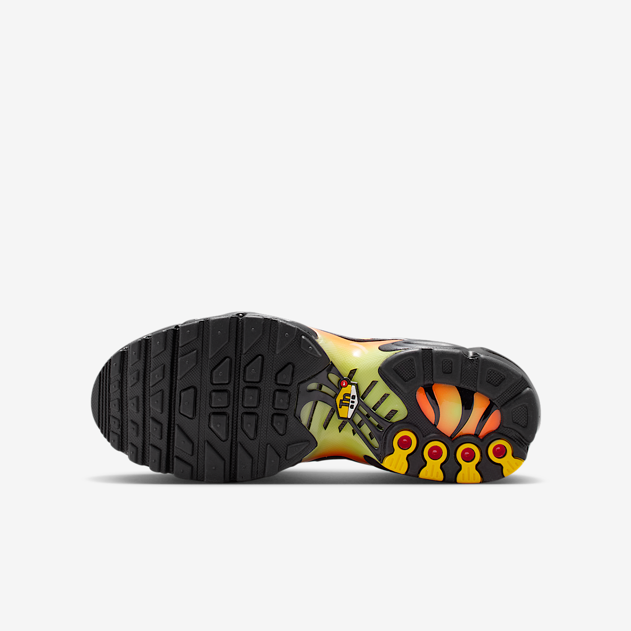 Nike Air Max Plus sneaker Zwart/Limelight/Hyper Crimson