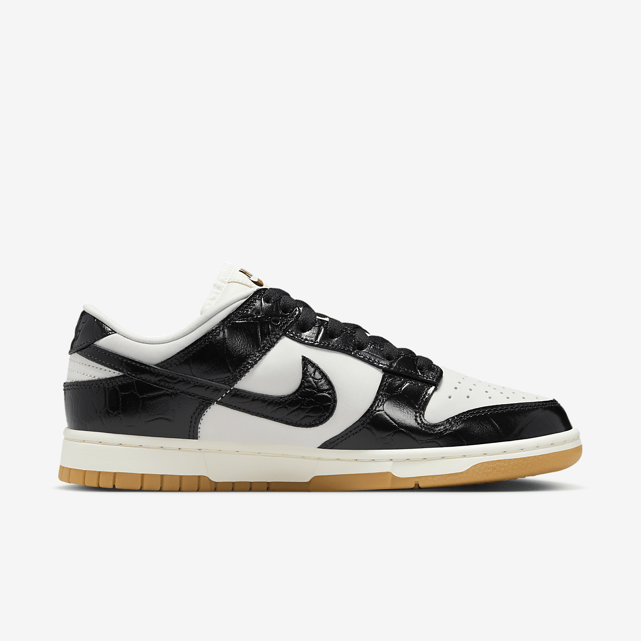 Nike Dunk Low sneaker Phantom/Sail/Gum Light Brown/Zwart