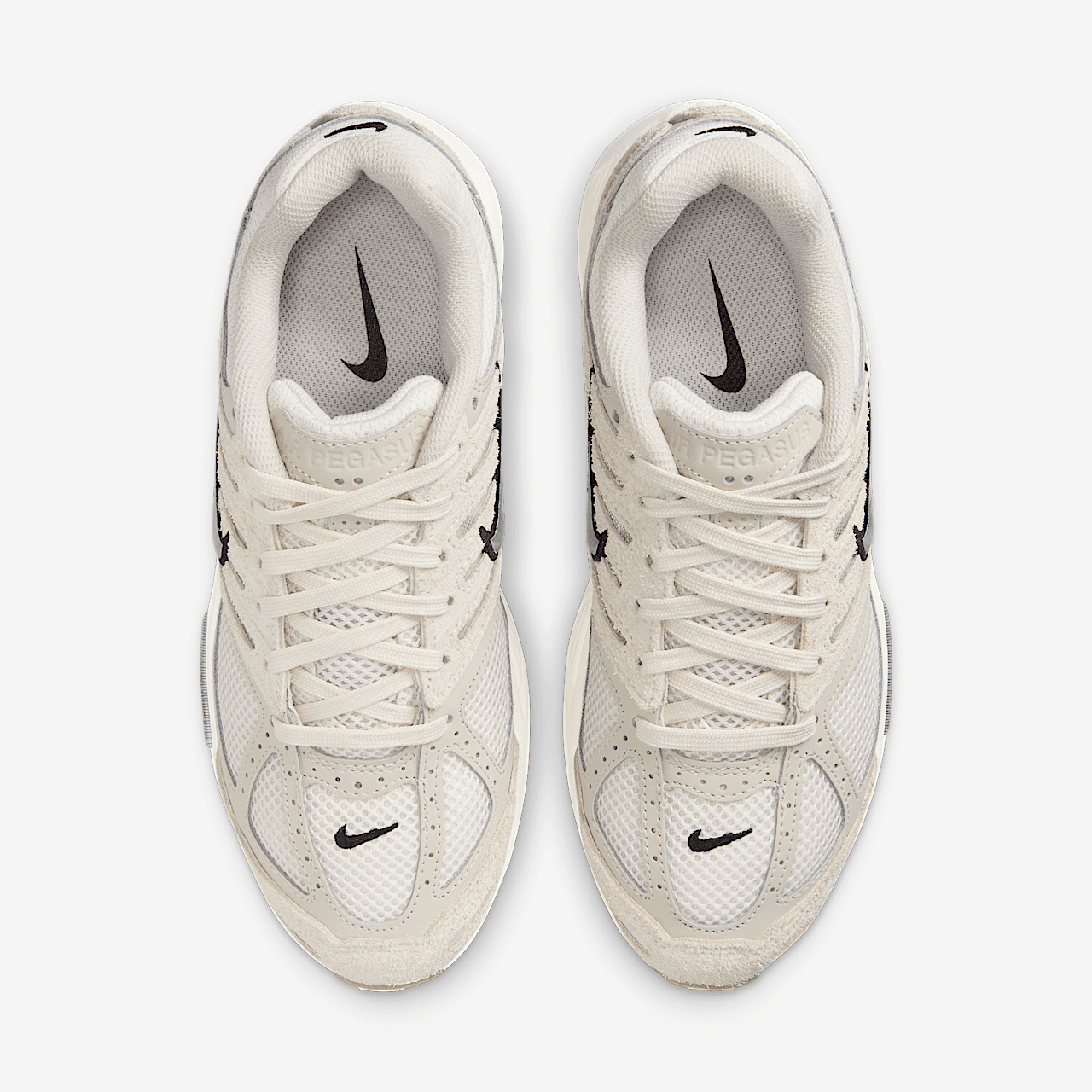 Nike Pegasus sneaker Phantom/Light Bone/Zwart/Metallic Silver