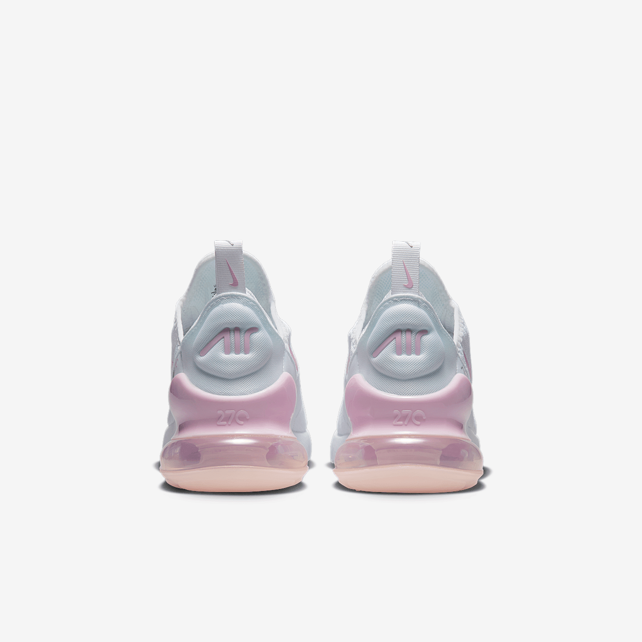 Nike Air max 270 sneaker Wit/Light Smoke Grey/Pink Foam