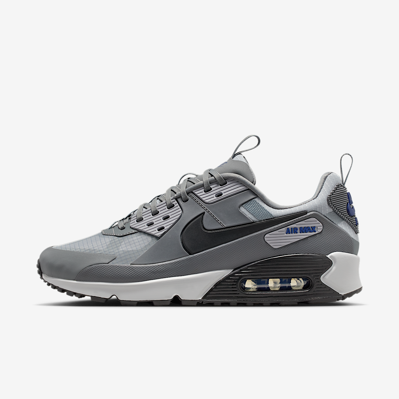 Nike Air Max sneaker Cool Grey/Deep Royal Blue/Wolf Grey/Zwart