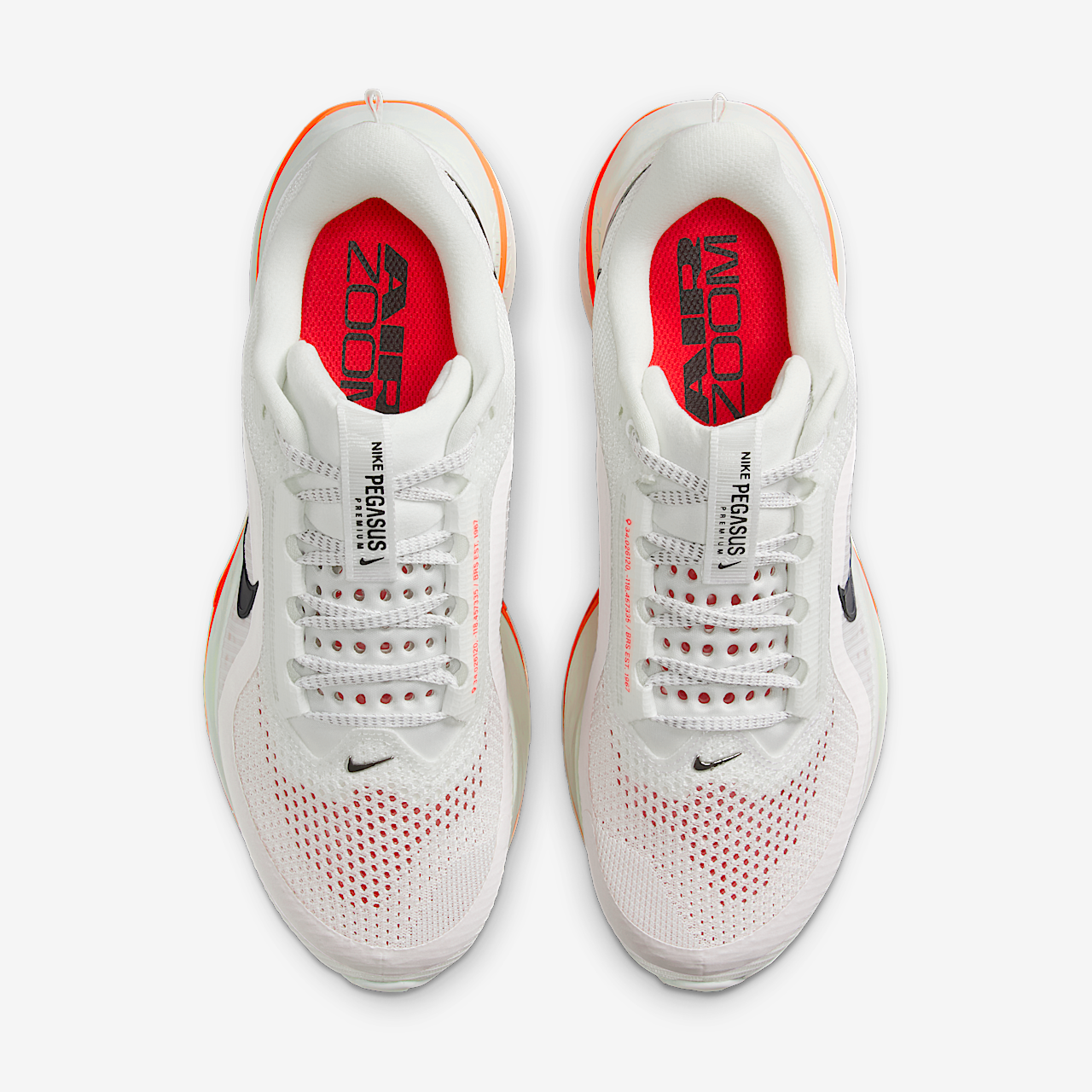 Nike Pegasus sneaker Summit White/Bright Crimson/Phantom/Zwart