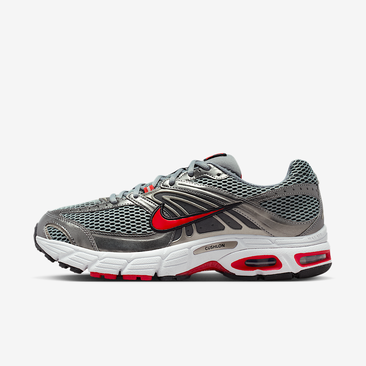 Nike Air Max sneaker Smoke Grey/Zwart/Metallic Pewter/University Red