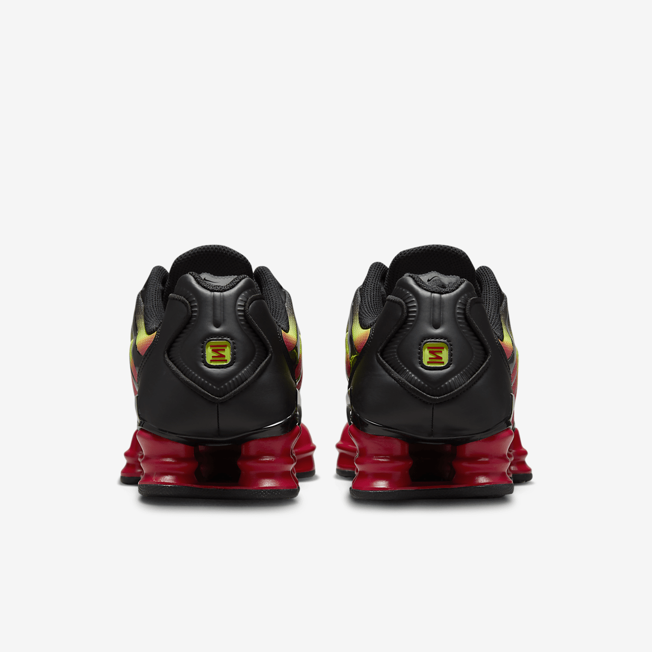 Nike Shox sneaker Zwart/Volt/Fire Red/Zwart