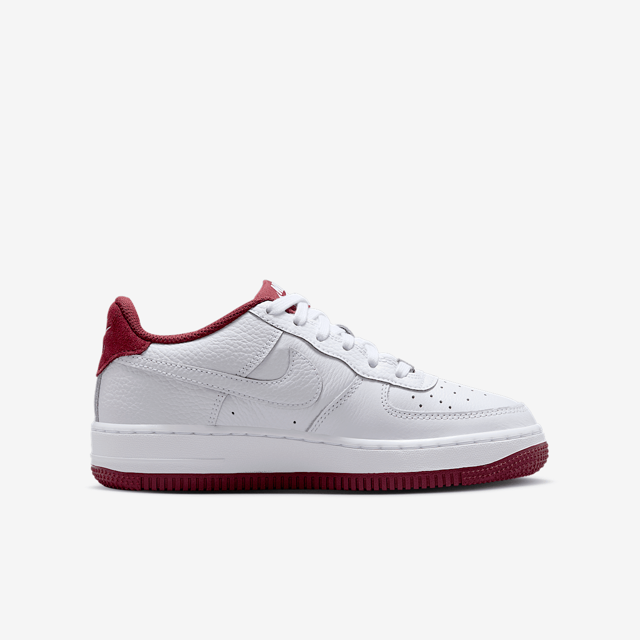 Nike Air Force 1 sneaker Wit/Team Red/Wit