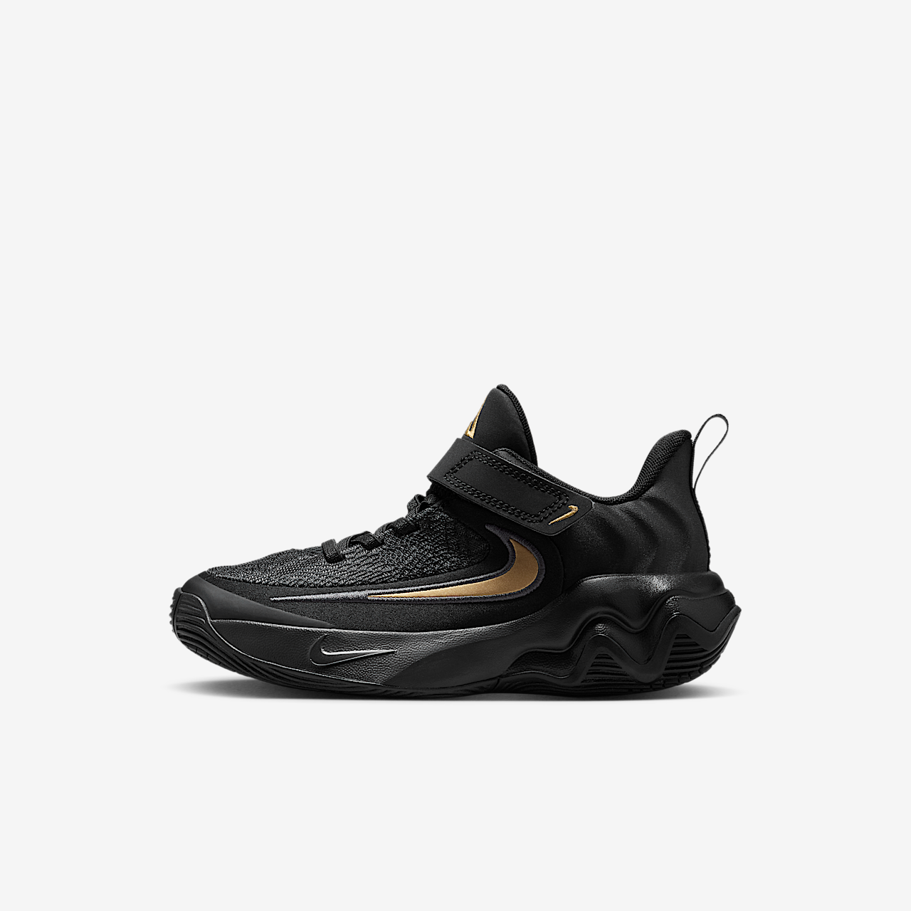 Nike  sneaker Zwart/Metallic Gold