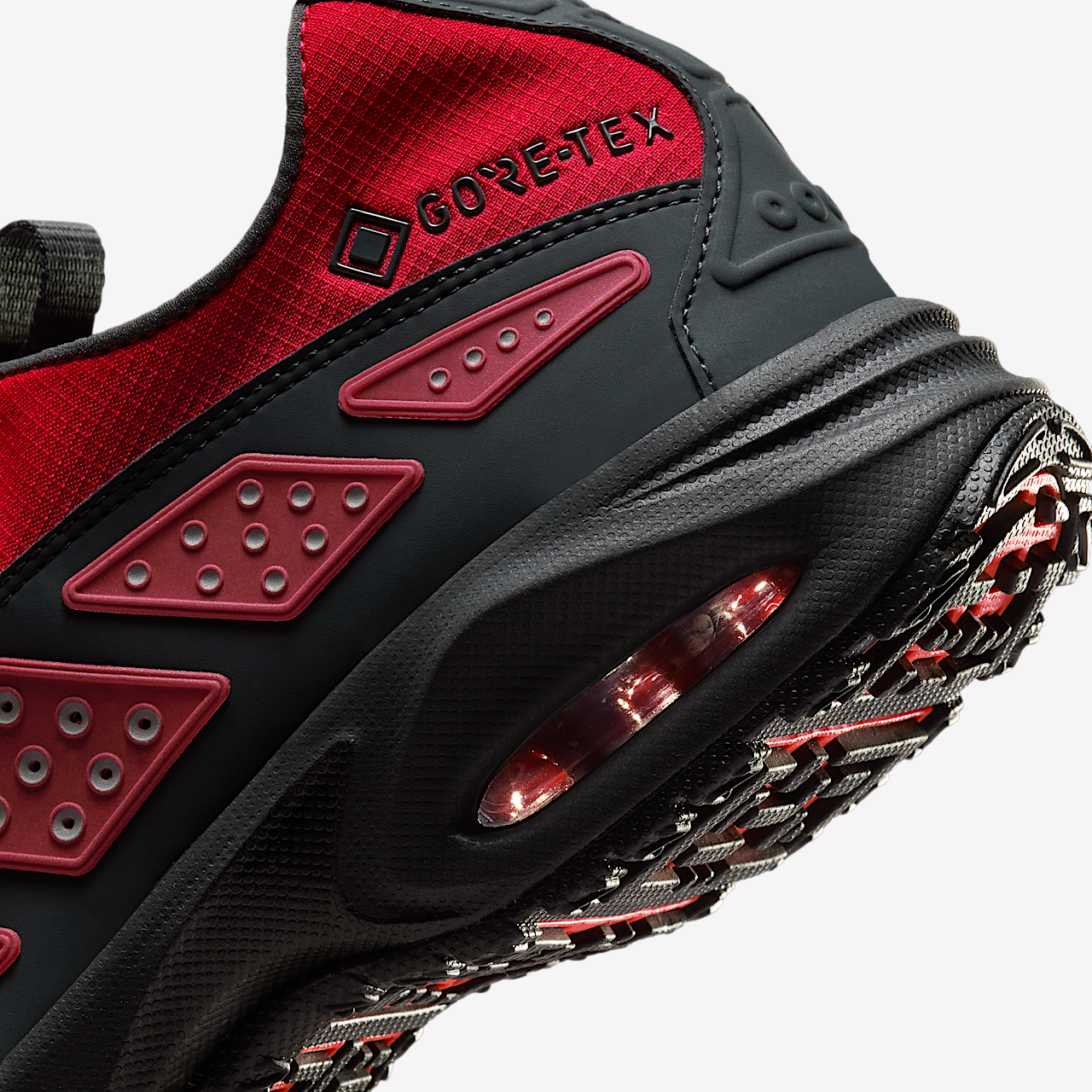 Nike Air Max SNDR sneaker Hyper Crimson/Fire Red/Zwart/Dark Smoke Grey