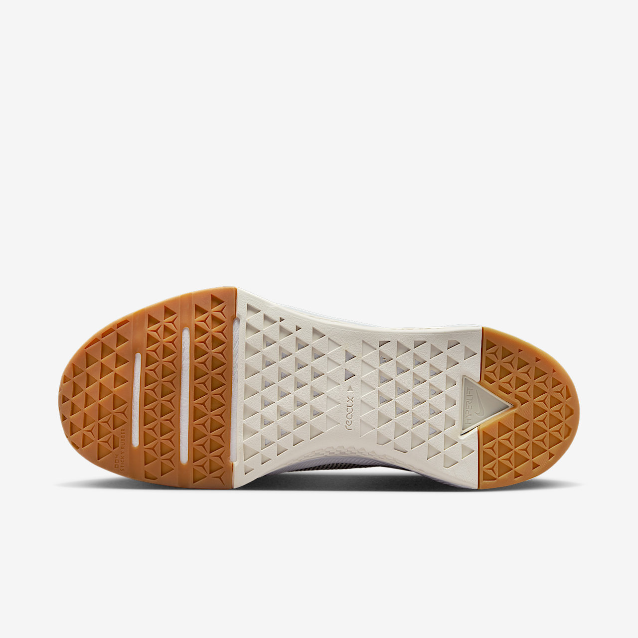 Nike  sneaker Wit/Platinum Tint/Gum Light Brown/Zwart