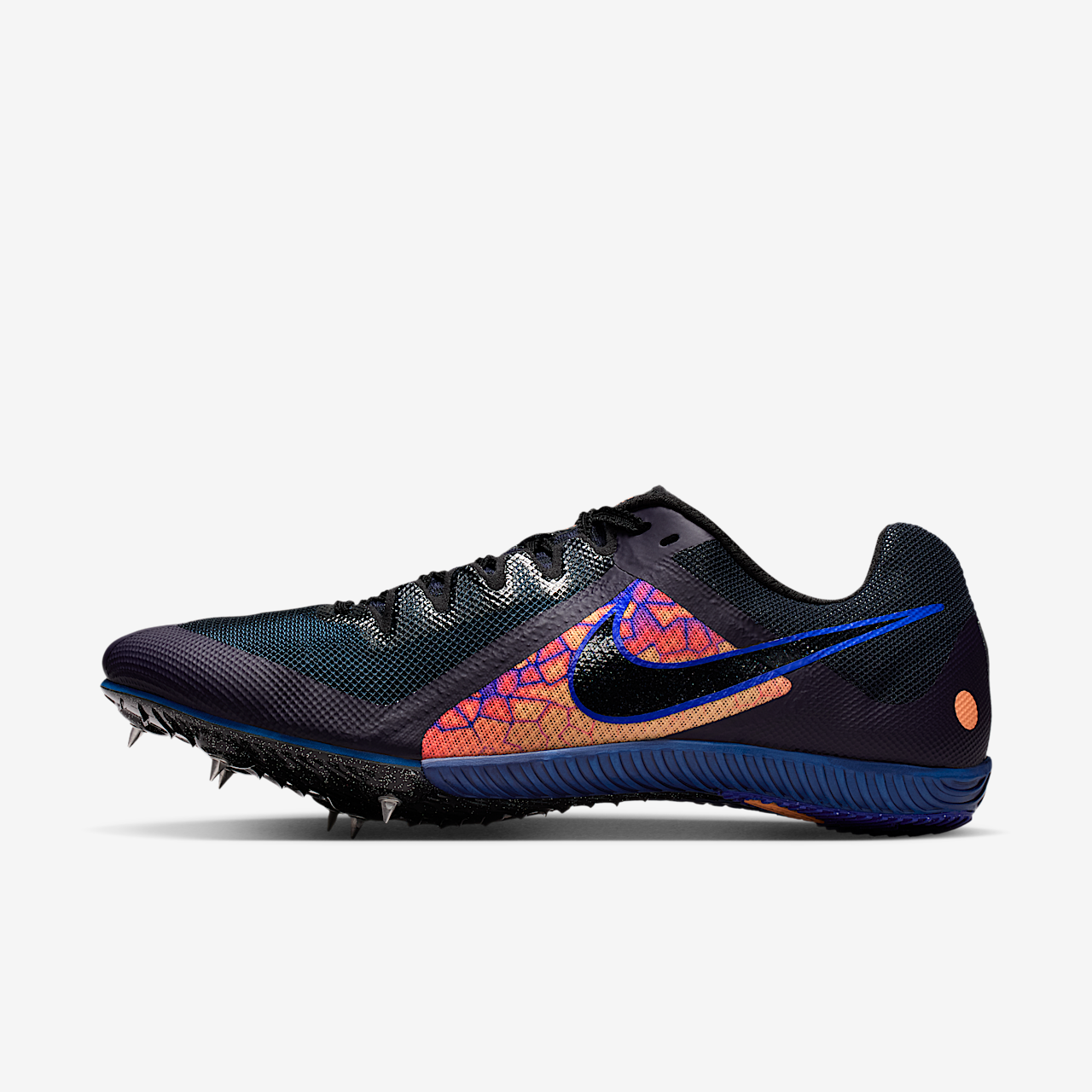 Nike  sneaker Dark Obsidian/Orange Pulse/Indigo Burst/Zwart