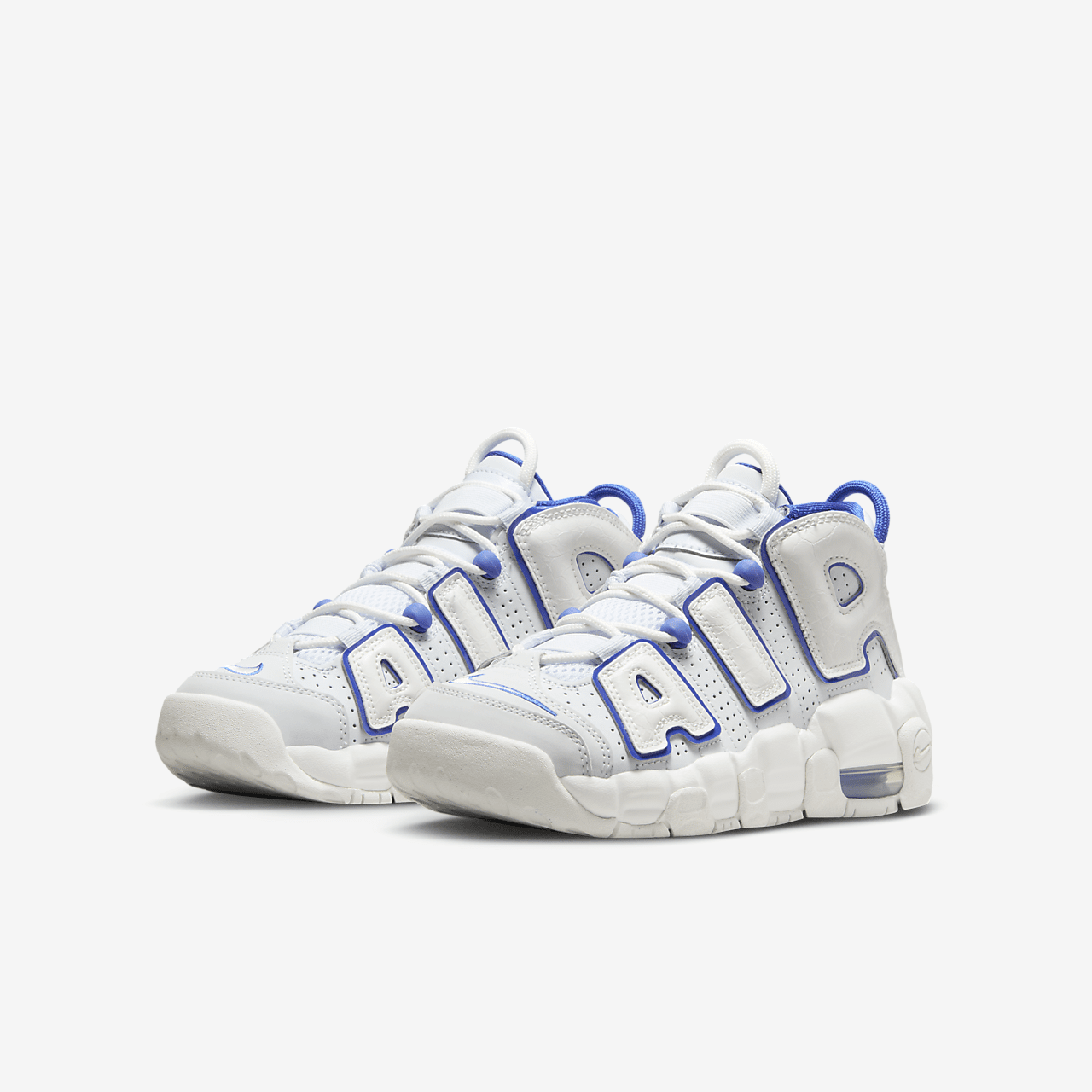 Nike Air More Uptempo sneaker Summit White/Football Grey/Racer Blue