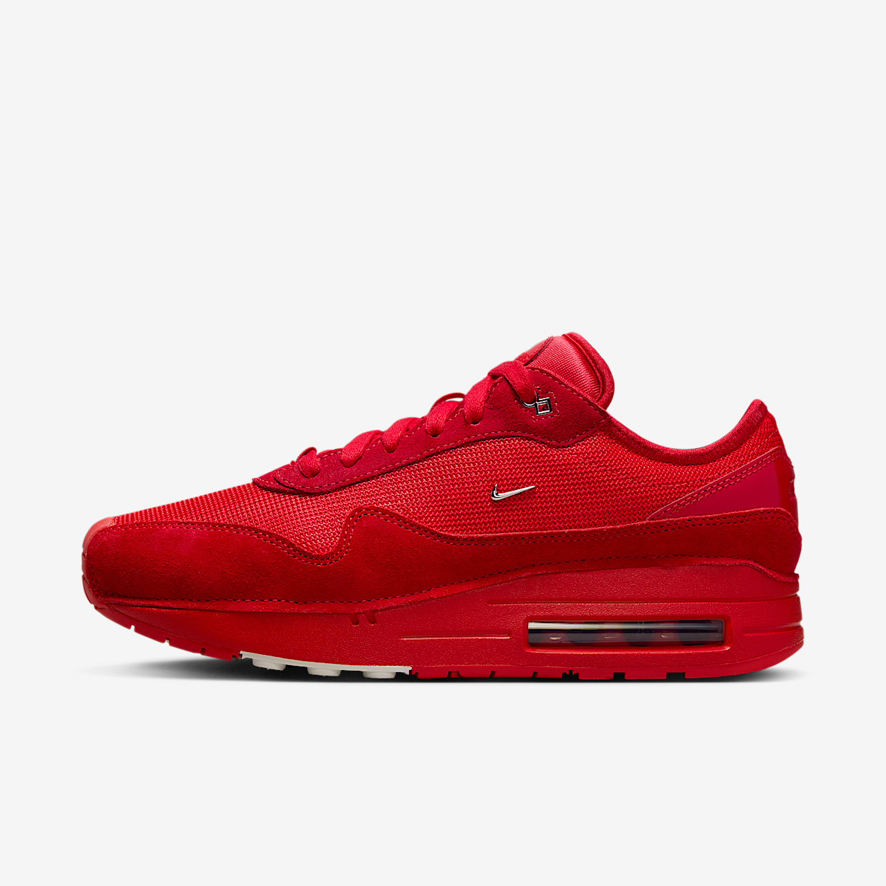 Nike Air Max 1 sneaker Mystic Red/Metallic Silver