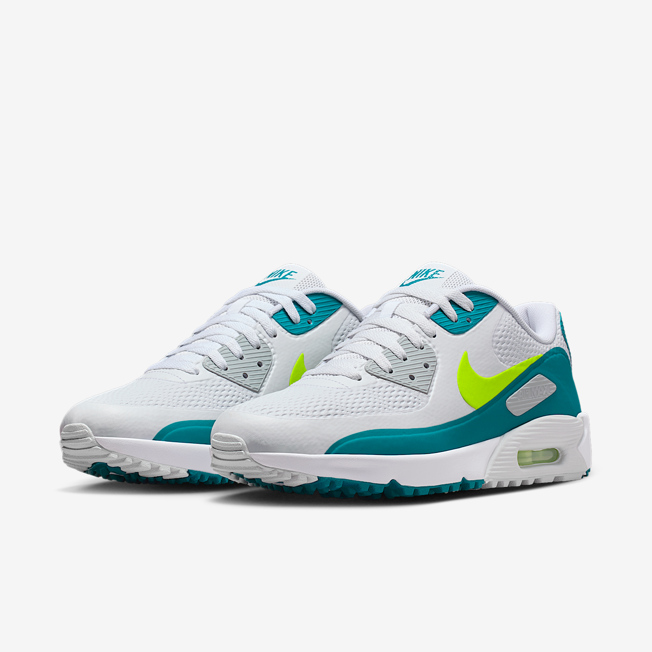 Nike Air max 90 sneaker Wit/Bright Spruce/Volt