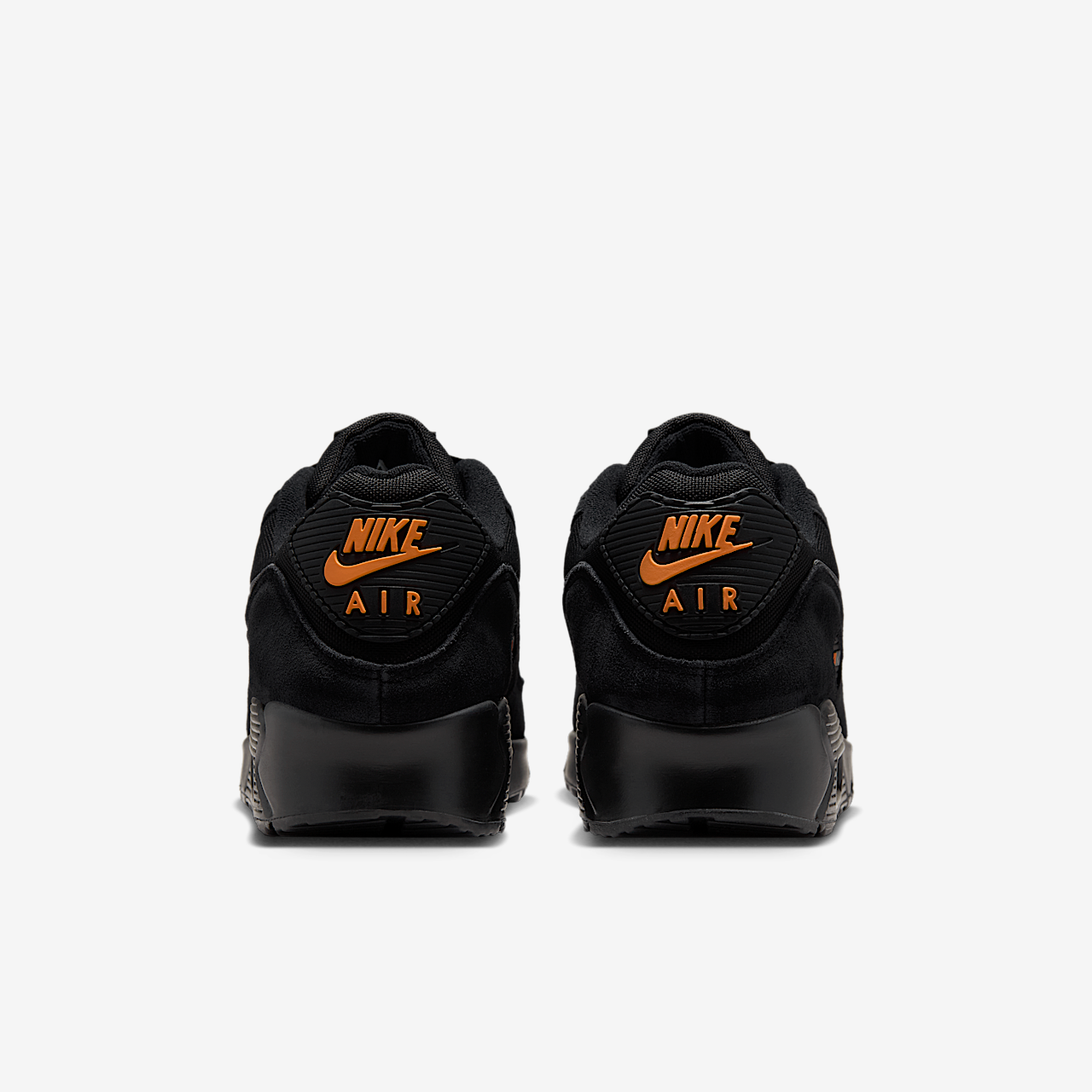 Nike Air max 90 sneaker Zwart/Total Orange/Metallic Cool Grey