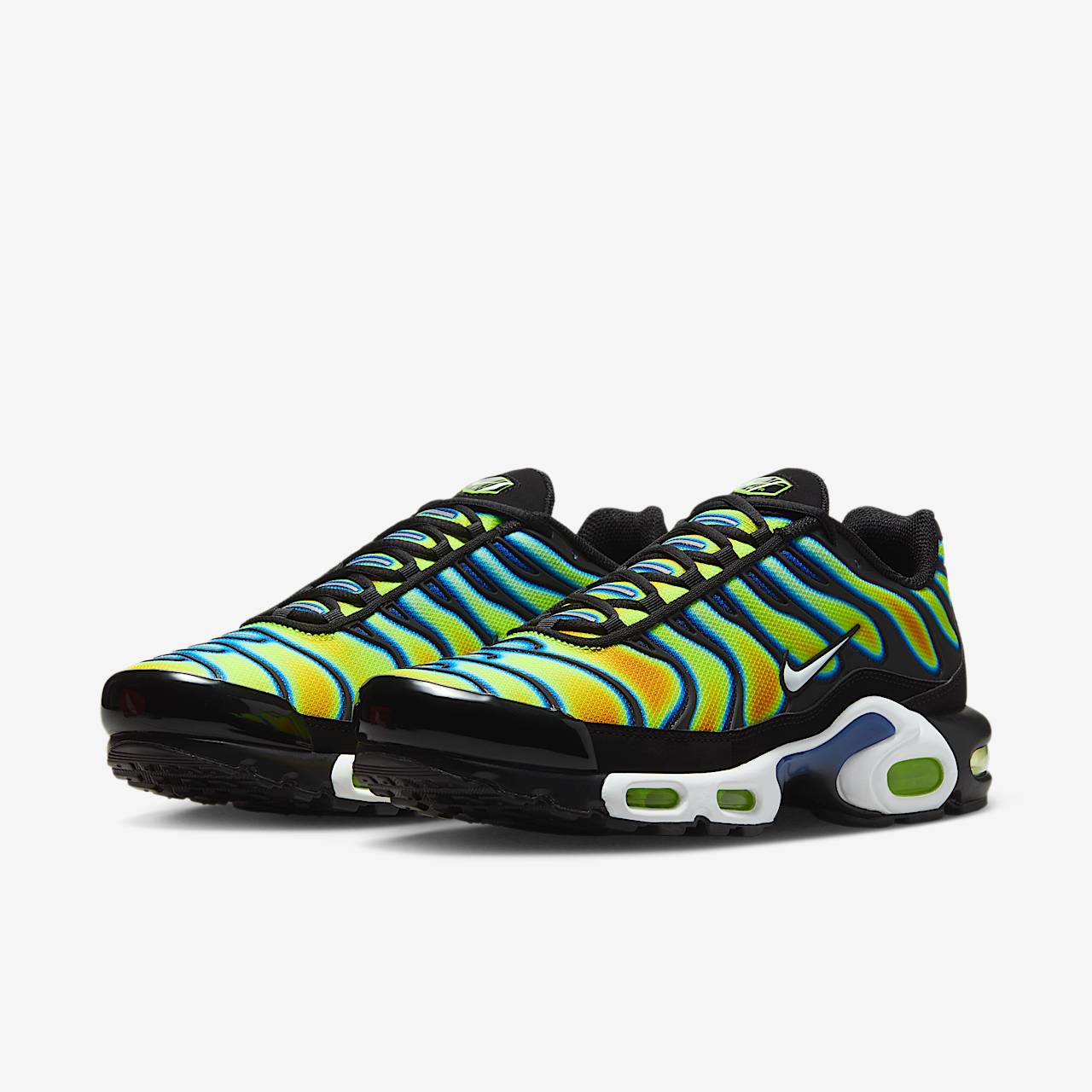 Nike Air Max Plus sneaker Zwart/Sundial/Neon Yellow/Wit
