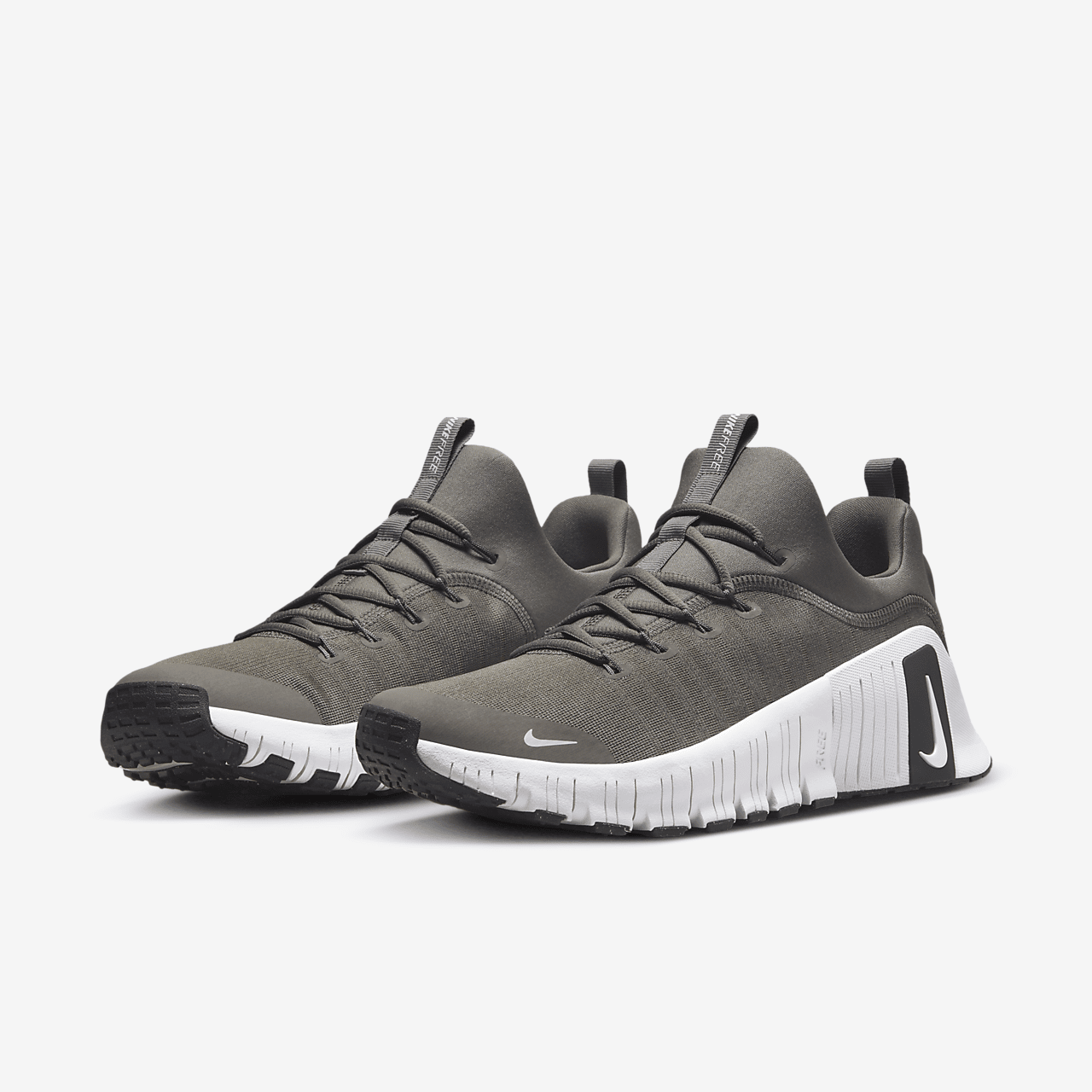 Nike Free sneaker Flat Pewter/Anthracite/Summit White/Wit
