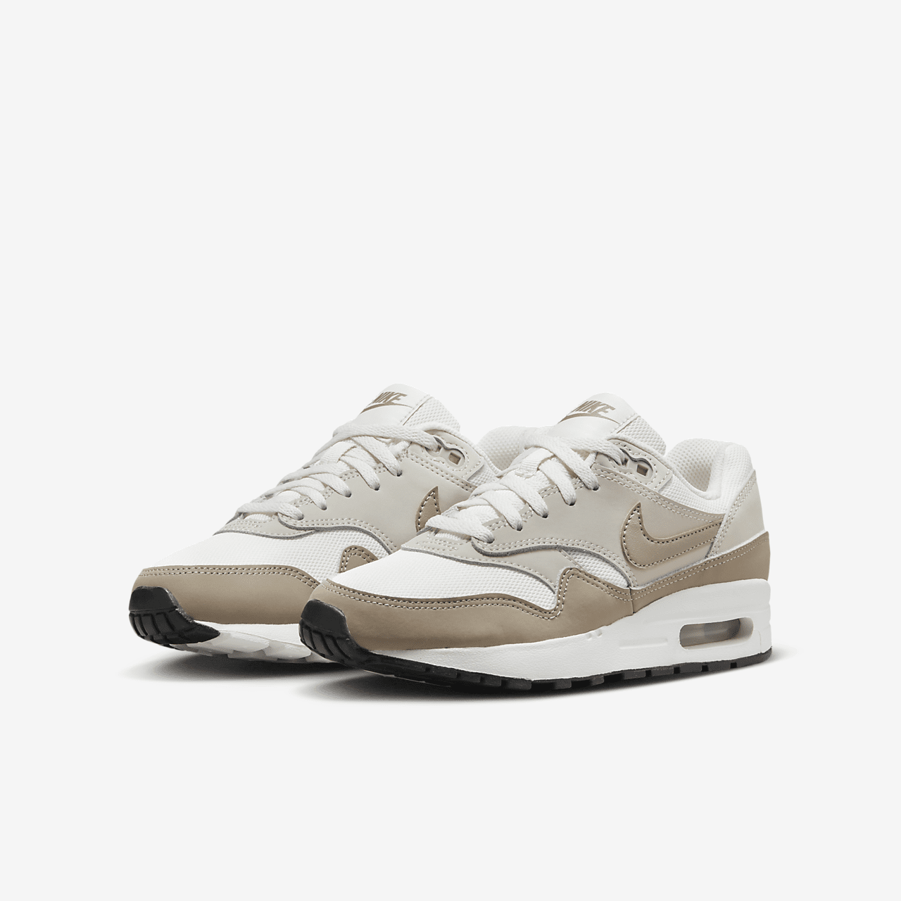 Nike Air Max 1 sneaker Phantom/Light Orewood Brown/Zwart/Khaki