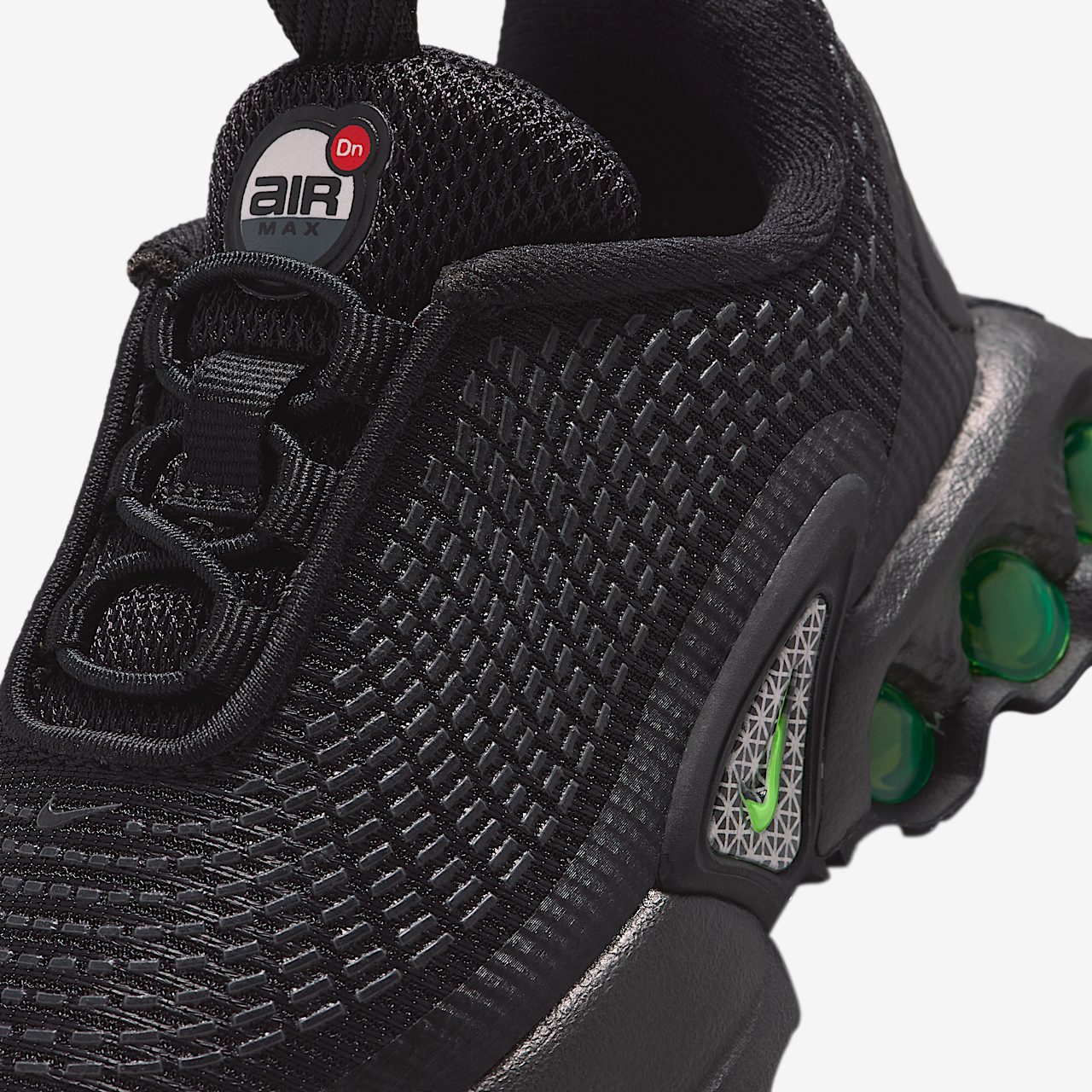 Nike Air Max DN sneaker Zwart/Zwart/Anthracite/Green Strike