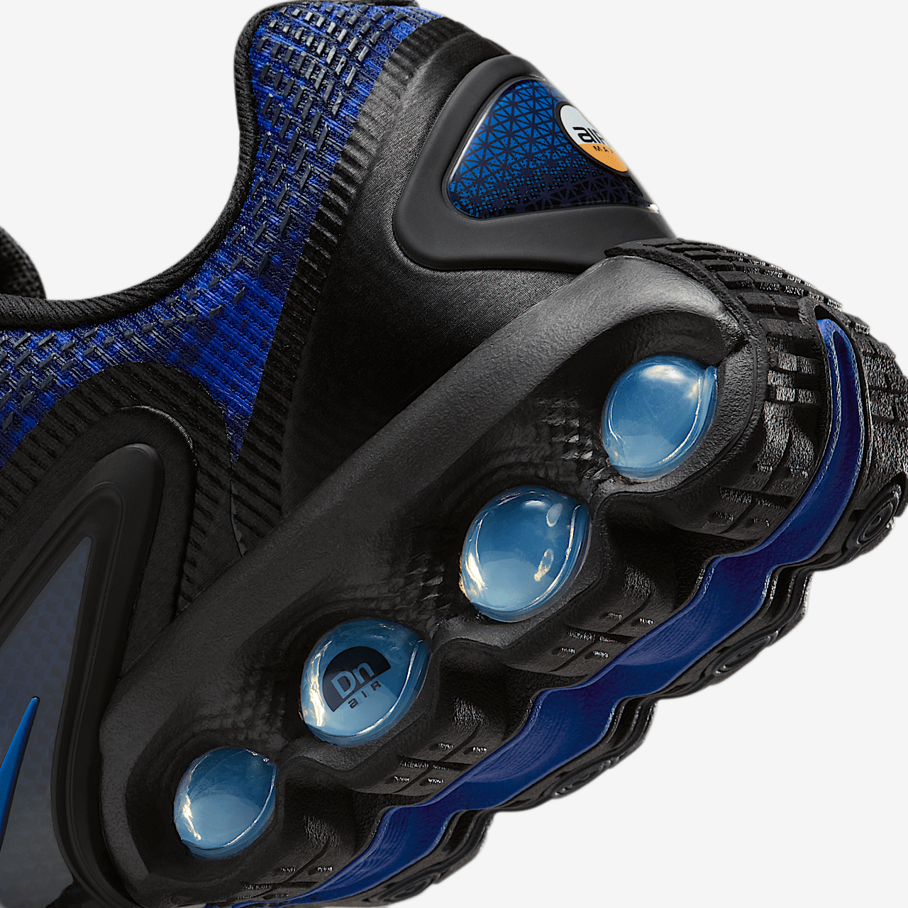 Nike Air Max DN sneaker Zwart/Obsidian/Game Royal/Metallic Silver