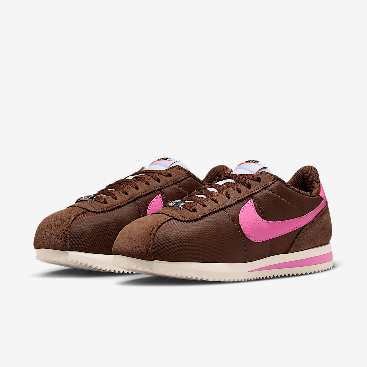 Nike Cortez sneaker Fauna Brown/Sail/Wit/Pink Spell