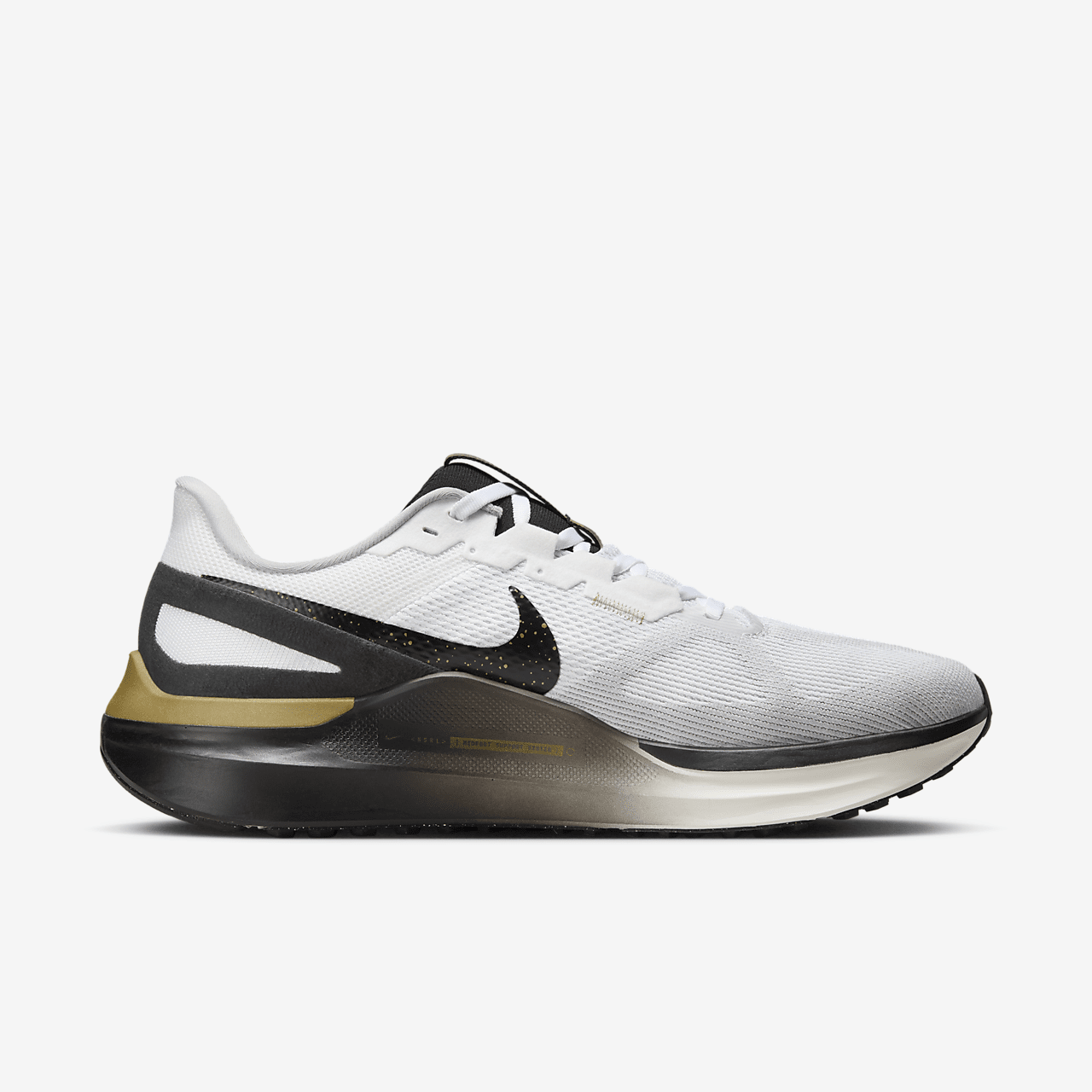 Nike  sneaker Wit/Metallic Gold/Light Smoke Grey/Zwart