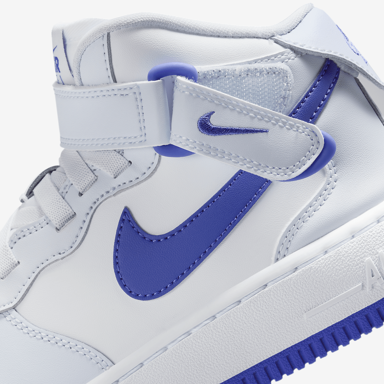 Nike Air Force 1 sneaker Football Grey/Wit/Persian Violet
