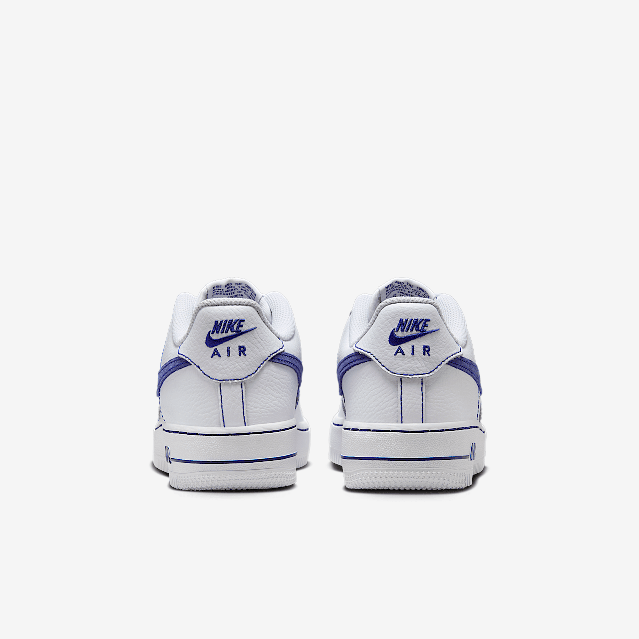 Nike Air Force 1 sneaker Wit/Deep Royal Blue