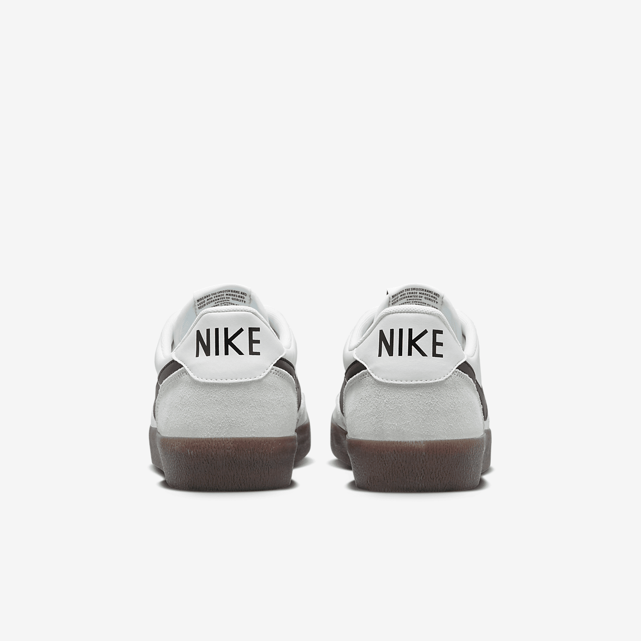 Nike  sneaker Wit/Light Silver/Gum Dark Brown/Zwart