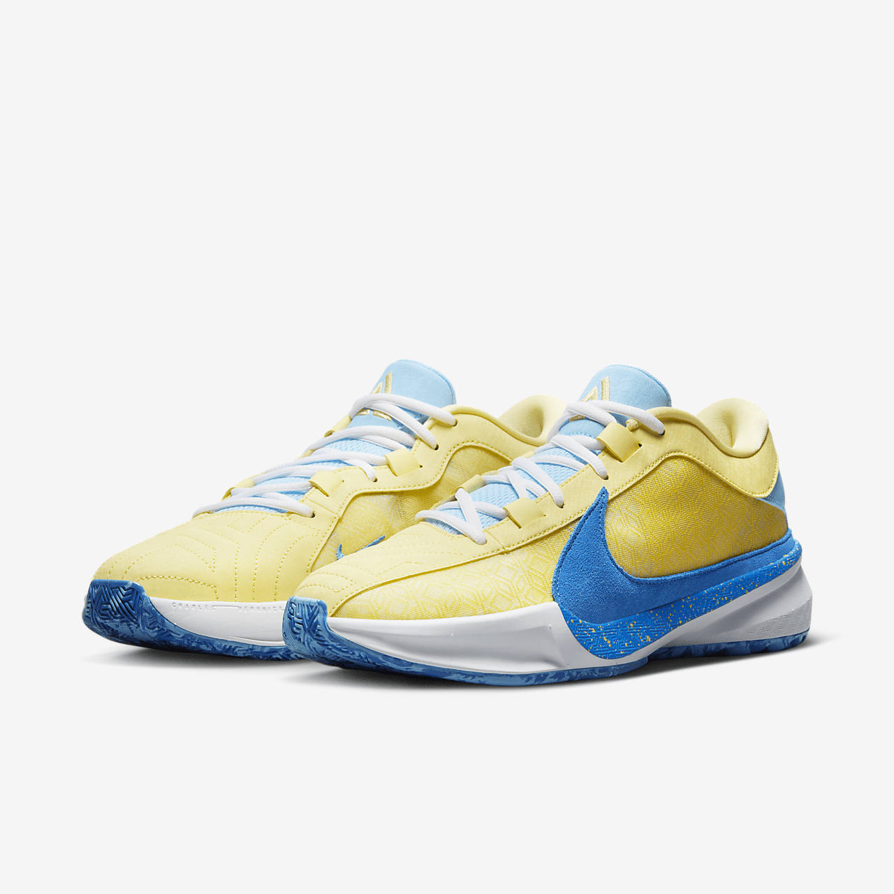 Nike  sneaker Soft Yellow/Wit/Light Laser Orange/Light Photo Blue