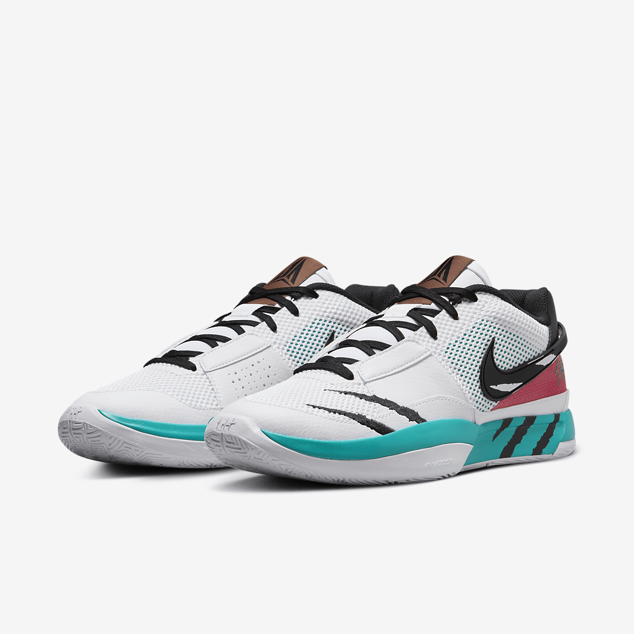 Nike  sneaker Wit/Turbo Green/University Red/Zwart