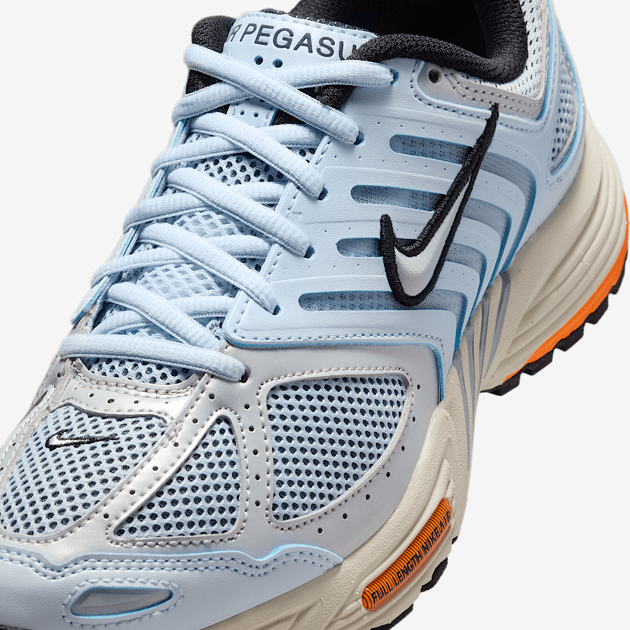 Nike Pegasus sneaker Blue Tint/Total Orange/Coconut Milk/Metallic Platinum