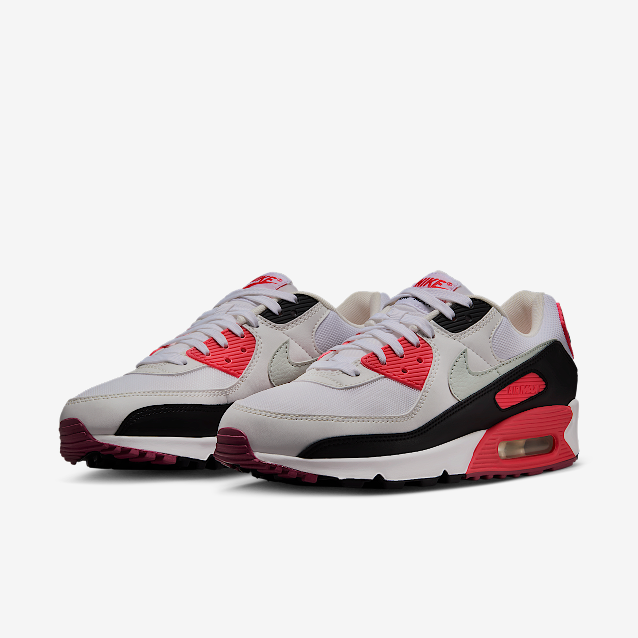 Nike Air max 90 sneaker Wit/Aster Pink/Zwart/Light Silver