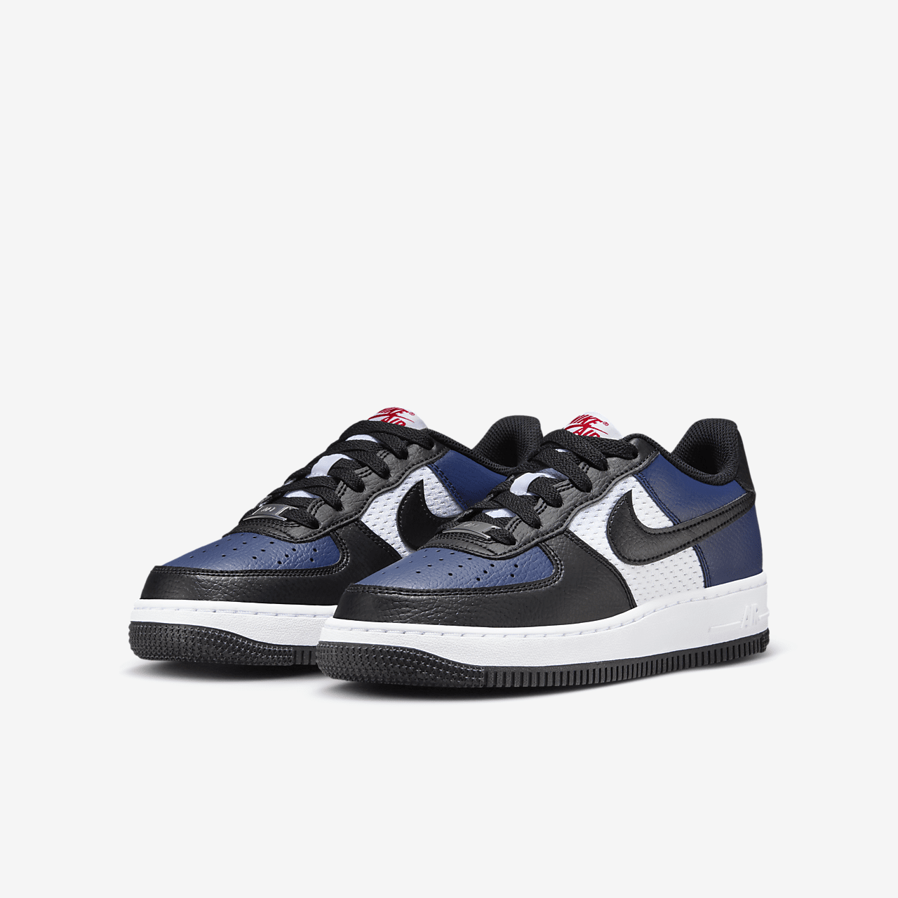 Nike Air Force 1 sneaker Midnight Navy/Wit/University Red/Zwart