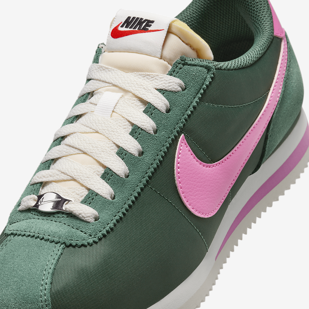 Nike Cortez sneaker Fir/Sail/Team Orange/Pinksicle