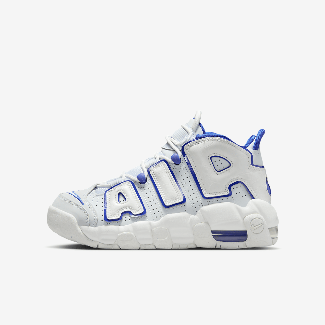 Nike Air More Uptempo sneaker Summit White/Football Grey/Racer Blue