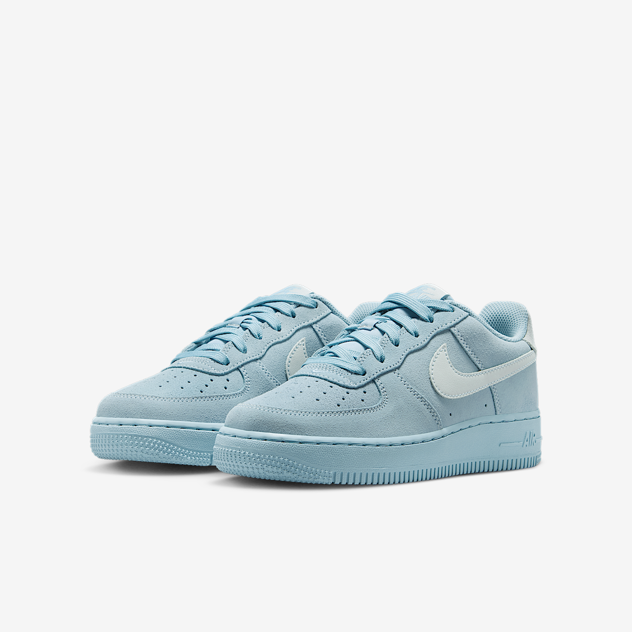 Nike Air Force 1 sneaker Light Armory Blue/Pure Platinum