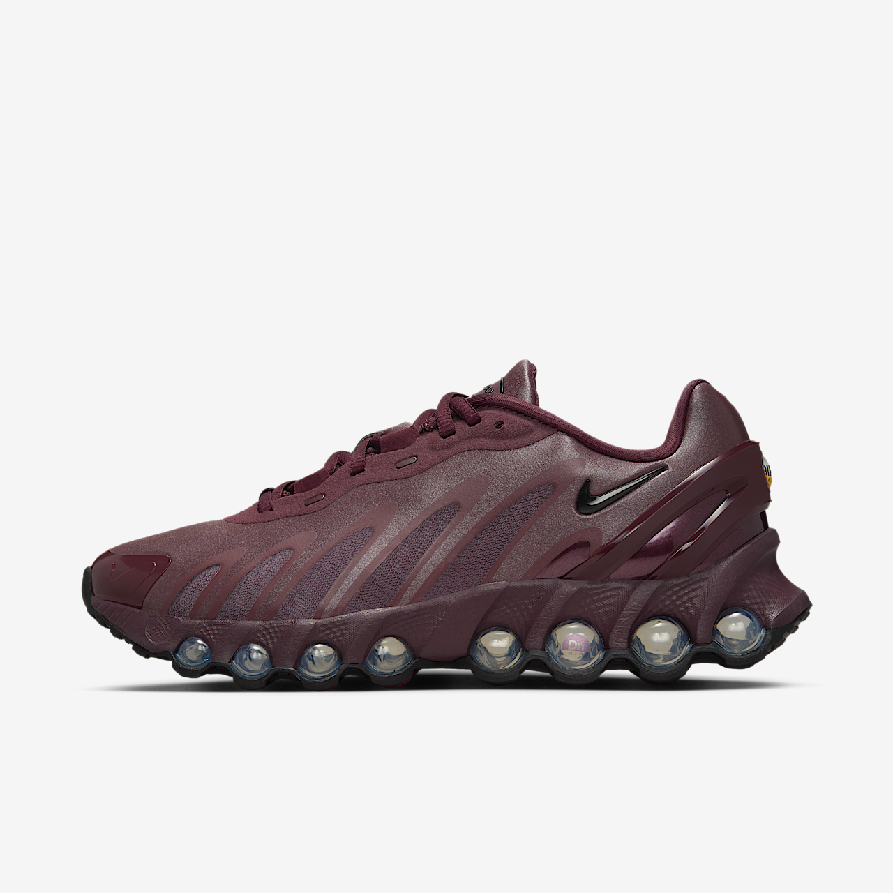 Nike Air Max DN sneaker Burgundy Crush/Burgundy Crush/Metallic Silver/Zwart
