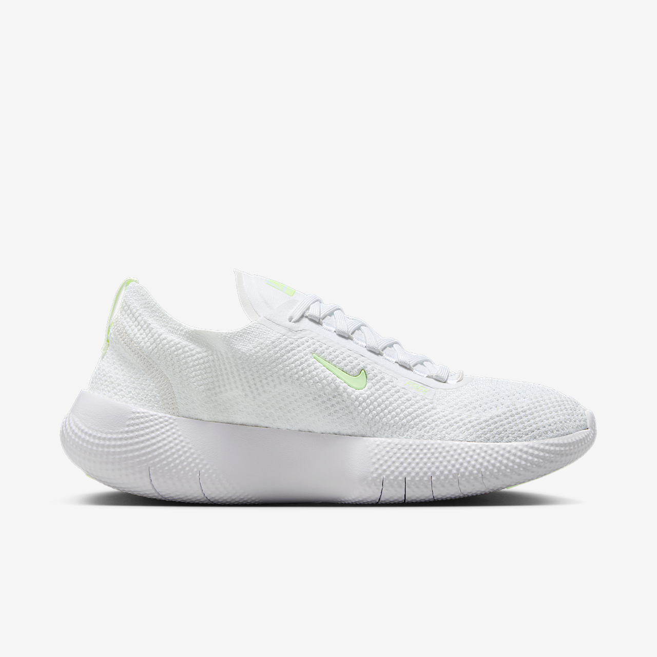 Nike Free sneaker Wit/Platinum Tint/Barely Volt
