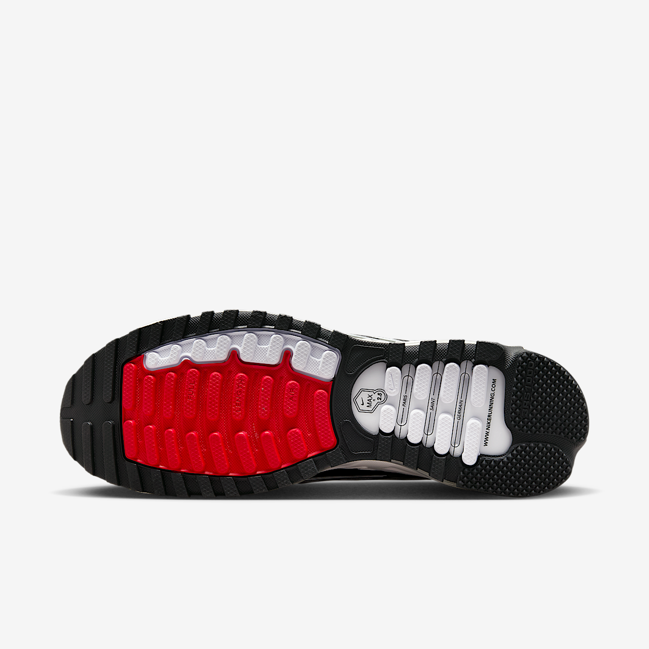 Nike Air Max sneaker Wit/Zwart/Midnight Navy/University Red