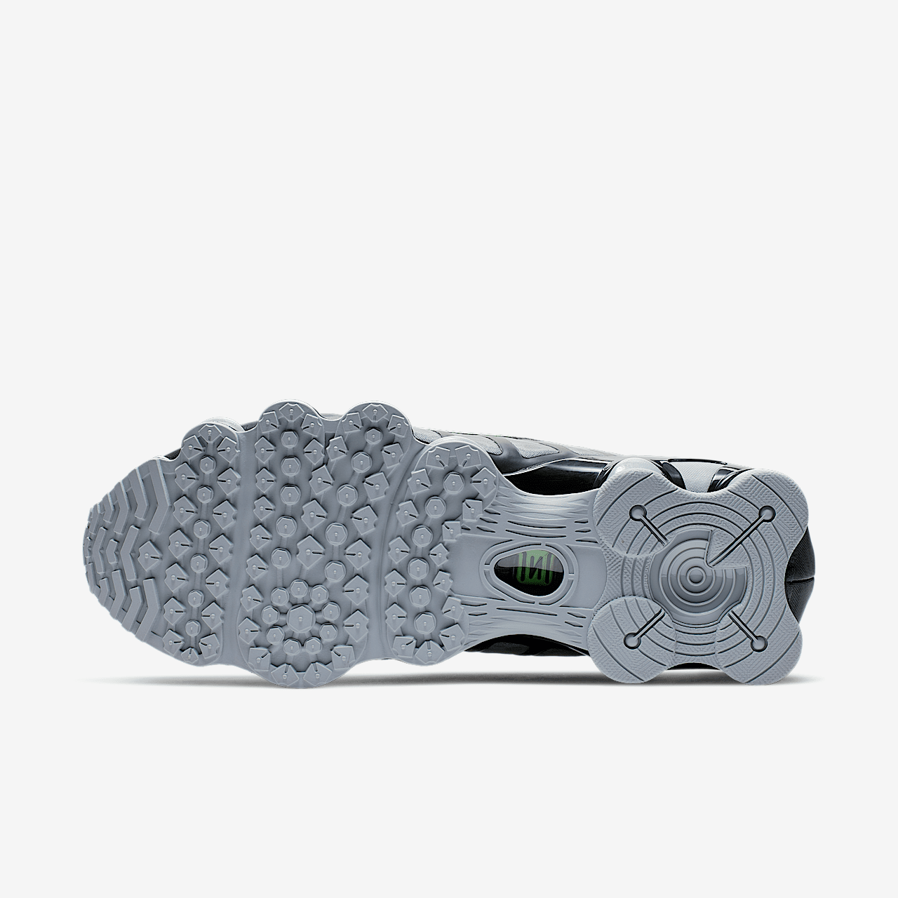 Nike Nike Shox sneaker Wolf Grey/Zwart/Lime Blast
