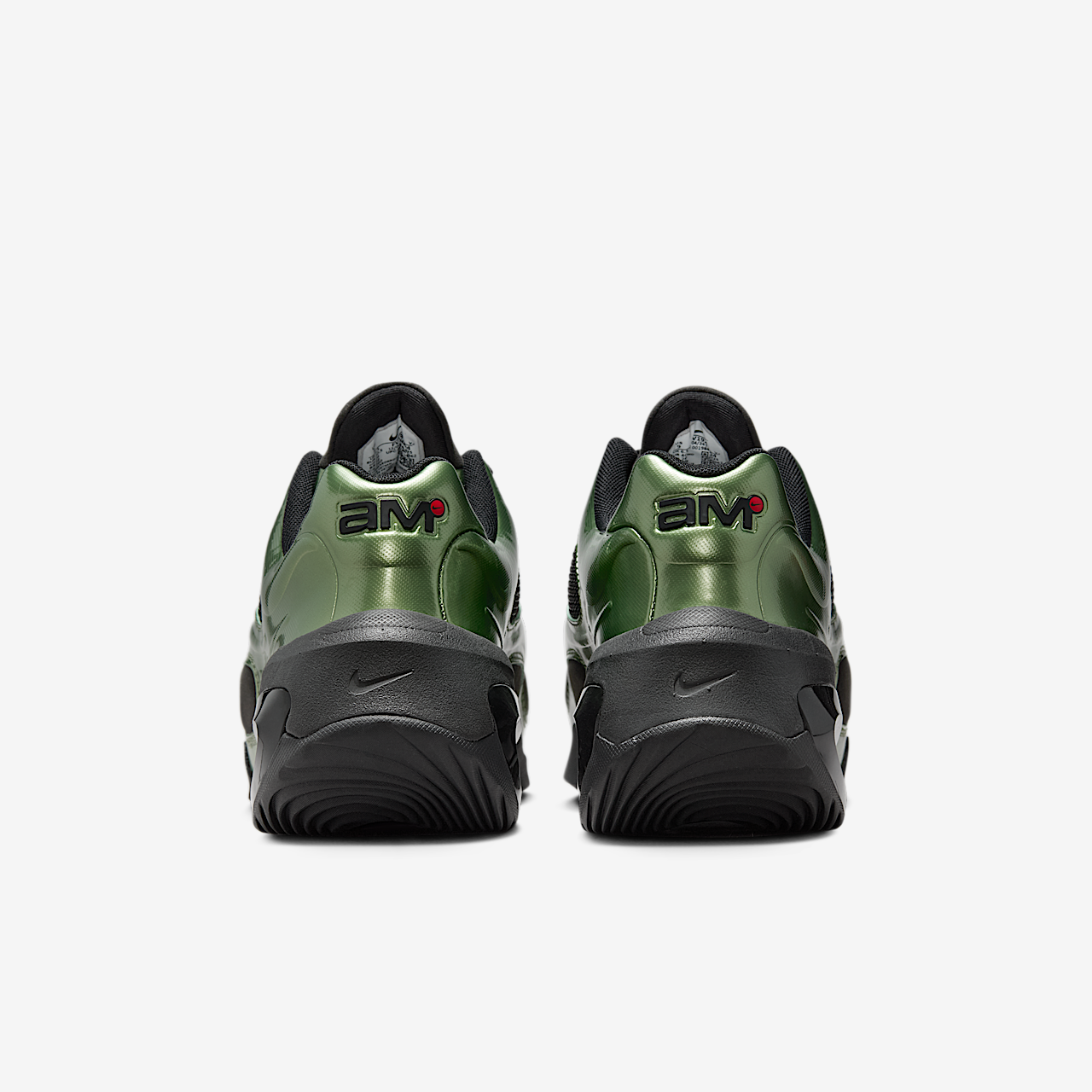 Nike Air Max sneaker Zwart/Oil Green/Metallic Silver/University Red