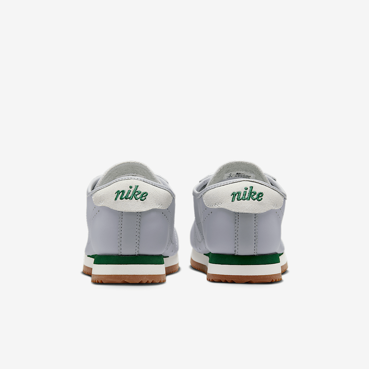 Nike Cortez sneaker Wolf Grey/Summit White/Gum Medium Brown/Sport Green