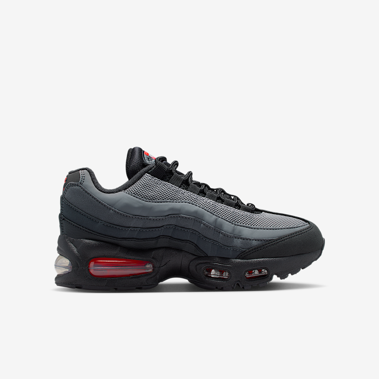 Nike Air Max 95 sneaker Zwart/Anthracite/Iron Grey/Bright Crimson