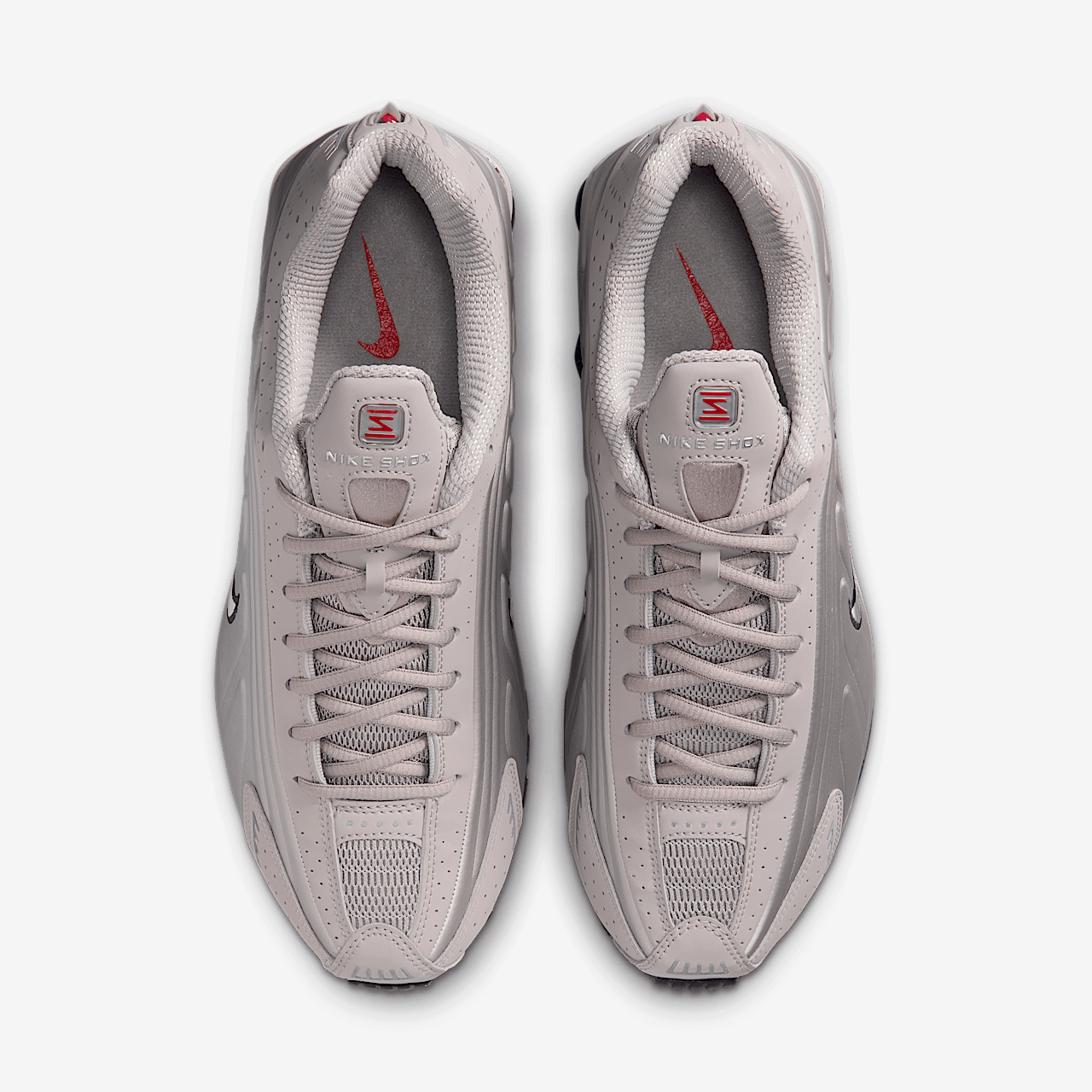 Nike Nike Shox sneaker College Grey/University Red/Metallic Silver/Zwart