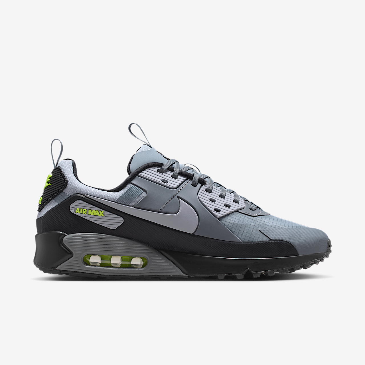 Nike Air Max sneaker Cool Grey/Volt/Zwart/Wolf Grey